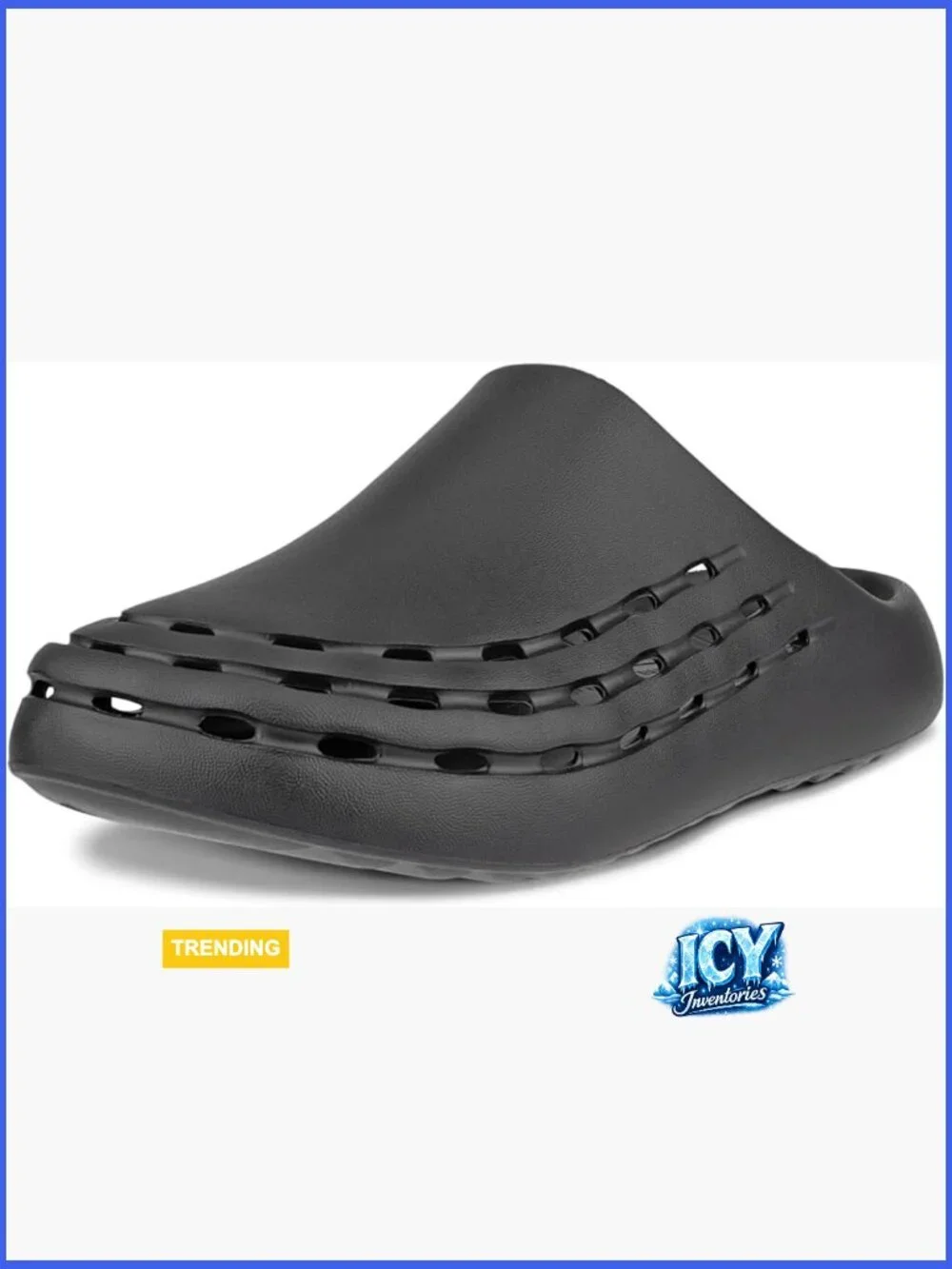 Men's EVA Slide Sandals with Arch Support, Lightweight, Pull-On Clog